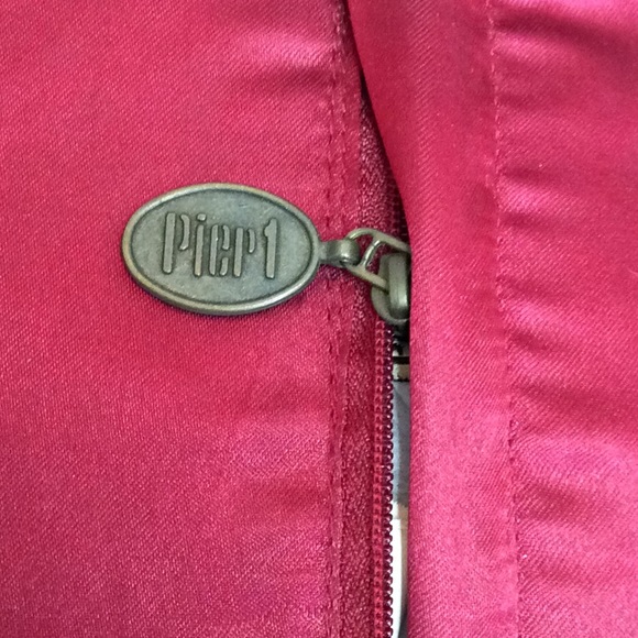 FINAL SALE PRICE Pier 1 Beaded Gold & Brown Accent Pillow - Picture 5 of 7